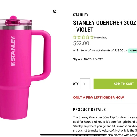 Stanley Quencher 30 OZ Protour Flip Straw Lid - Picture 6 of 7